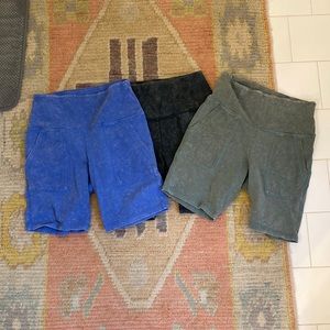 3 pairs of aerie bike shorts